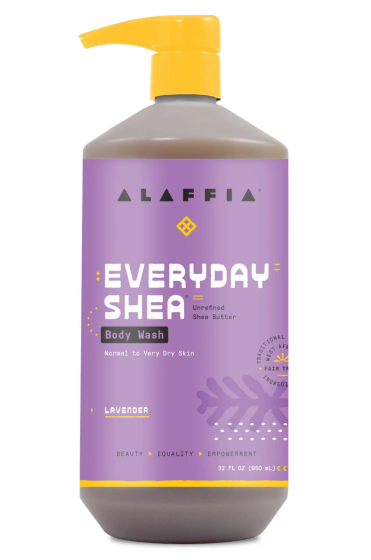 Alaffia 非洲乳木果沐浴露 - 薰衣草味 (950ml 家庭裝)